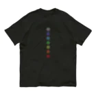 💖宇宙整体♪🌈♪こころからだチャンネル♪💖の母星回帰曼荼羅quartetto オーガニックコットンTシャツ