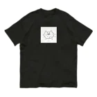 ペロペロネコくんのペロペロネコ　白背景ver オーガニックコットンTシャツ