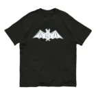 水島ひねの眠っている白コウモリ Organic Cotton T-Shirt