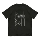 T.U.W².O.B.A. AP SHOPのHawk Bell Logo White Organic Cotton T-Shirt