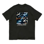 MIZUGARAのCatch&Shoot オーガニックコットンTシャツ