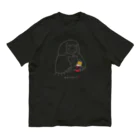 ビールとアート TM-3 Designの名画 × スイーツ（麗子微笑） Organic Cotton T-Shirt