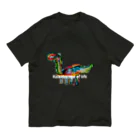 spino0017の万華鏡のような恐竜 オーガニックコットンTシャツ