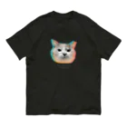 salon de necoのmore treats! 【保護猫寄付220円】 オーガニックコットンTシャツ