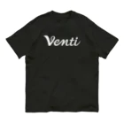 Venti_SPICELABのVenti_ノーマルロゴ_WH オーガニックコットンTシャツ