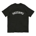 honehone69のHASSAMU-白 オーガニックコットンTシャツ