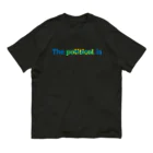 はまち乃藍のおみせの【青×黄】「個人的なことは政治的なこと」グッズ Organic Cotton T-Shirt