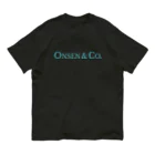 温泉グッズ@ブーさんとキリンの生活のONSEN＆CO. Organic Cotton T-Shirt