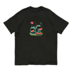 ahirusanTシャツショップのスイカ大好きエイリアン Organic Cotton T-Shirt