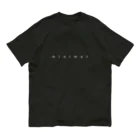 Maruquareのminimal_text オーガニックコットンTシャツ