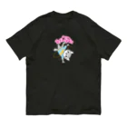 CATLESのCATLES Komame Let's Spin コマメレッツスピン オーガニックコットンTシャツ