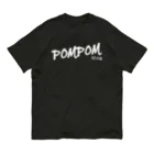 mf@PomPomBlogのDC PomPomBlog（white） Organic Cotton T-Shirt