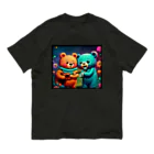 nanohana-kiiroのanimaly monster-003 オーガニックコットンTシャツ