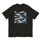 京都イラスト工房の動物シリーズ15：イワシ Organic Cotton T-Shirt