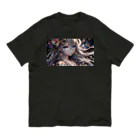 Sesilionの月下の神秘的な夜 オーガニックコットンTシャツ