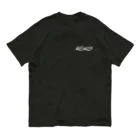 Skull sectionのバイクとドクロ（黒メイン） Organic Cotton T-Shirt