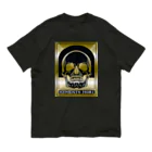 アニマル四字熟語のJulie de Graagのメメントモリ　MEMENTOMORI　 オーガニックコットンTシャツ