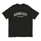 SASEBO CITY SHOPのカレッジ風 オーガニックコットンTシャツ