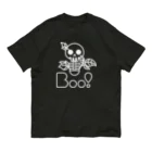 Boo!のBoo!(ガイコツ) オーガニックコットンTシャツ