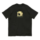 delight-hokkaido 公式ショップ 本店のdelight-hokkaido.comデザイン（アイボリー ロゴ） Organic Cotton T-Shirt