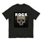 ロック堂のスカルROCK Organic Cotton T-Shirt