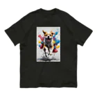 niwaの走るいぬ オーガニックコットンTシャツ