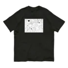 no_ne_kkoのimagination and realitis オーガニックコットンTシャツ