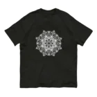 ARIGATOU-81のMANDALA •4• (W) オーガニックコットンTシャツ