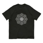 ARIGATOU-81のMANDALA •5• (W) オーガニックコットンTシャツ