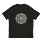 ARIGATOU-81のMANDALA •6• (W) オーガニックコットンTシャツ