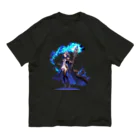 MistyStarkの青魔道士　－　blue mage　－ Organic Cotton T-Shirt