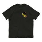 エレファント先生と虹色こどもたちのミックス犬 くーちゃん Organic Cotton T-Shirt