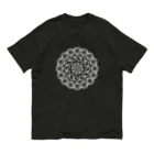 ARIGATOU-81のMANDALA •8• (W) オーガニックコットンTシャツ