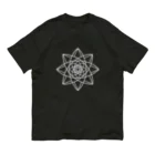 ARIGATOU-81のMANDALA •10• (W) オーガニックコットンTシャツ