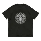 ARIGATOU-81のMANDALA •12• (W) オーガニックコットンTシャツ