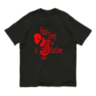 『NG （Niche・Gate）』ニッチゲート-- IN SUZURIのHow Deep Is Your Love（赤） オーガニックコットンTシャツ