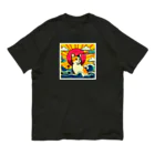 UKIYO-E_POP_by_convert_worksの浮世絵_猫POP オーガニックコットンTシャツ