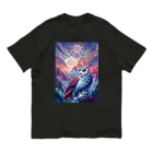 chinita_kakarのミミズクシリーズ５ オーガニックコットンTシャツ