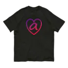 nissyheartの@Heart シリーズ　グラデVer オーガニックコットンTシャツ