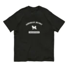 onehappinessのシベリアンハスキー オーガニックコットンTシャツ