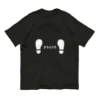 kazukiboxの一時停止 オーガニックコットンTシャツ