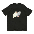 kadoBIRDのなかよし文鳥 オーガニックコットンTシャツ