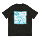 SWEET＆SPICY 【 すいすぱ 】ダーツのGAME ON!　【SWEET LIGHTBLUE】 Organic Cotton T-Shirt