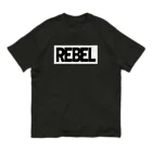 GALACTIC REBELのREBEL WHITE Organic Cotton T-Shirt