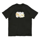 遥ん/犬顔絵　の「保護犬カフェ支援」グッズ なかよしこよし オーガニックコットンTシャツ