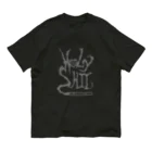 HOLYSHIT STUFFのHOLYSHIT GRAYLOGO オーガニックコットンTシャツ