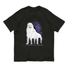 野口清村 / Noguchi Shimuraの番犬と天導虫(白) オーガニックコットンTシャツ