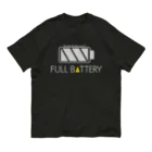 StudioチャカののFULL BATTERY Organic Cotton T-Shirt