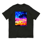 杠葉自由帳のSunset オーガニックコットンTシャツ