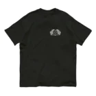 ako_mcの【両面プリント】YAMHOLIC_Rotary Valve & Checkered Flag Organic Cotton T-Shirt